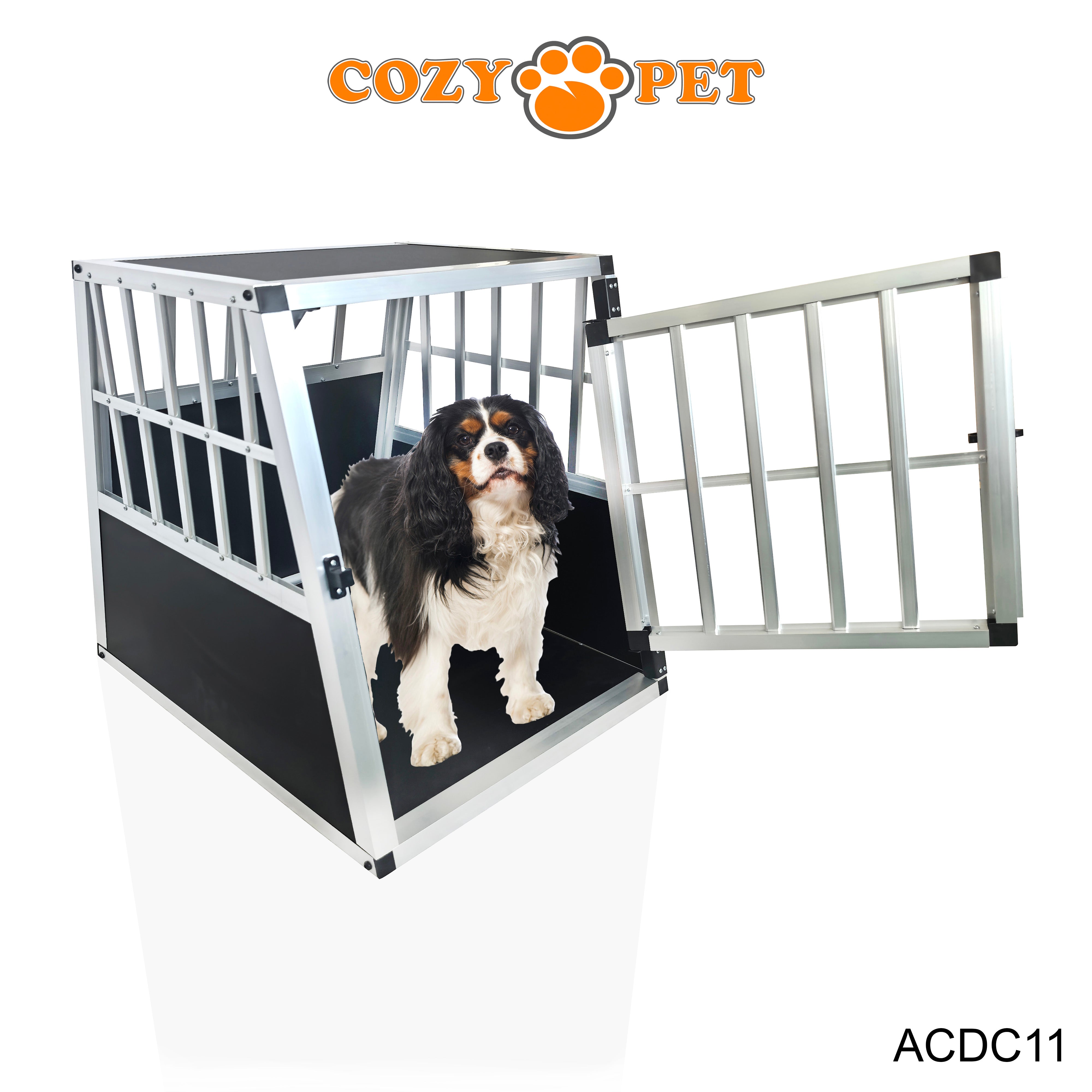 Car Crate Slanted Dog Crate Barkshire Sloping Dog Car Crate Medium