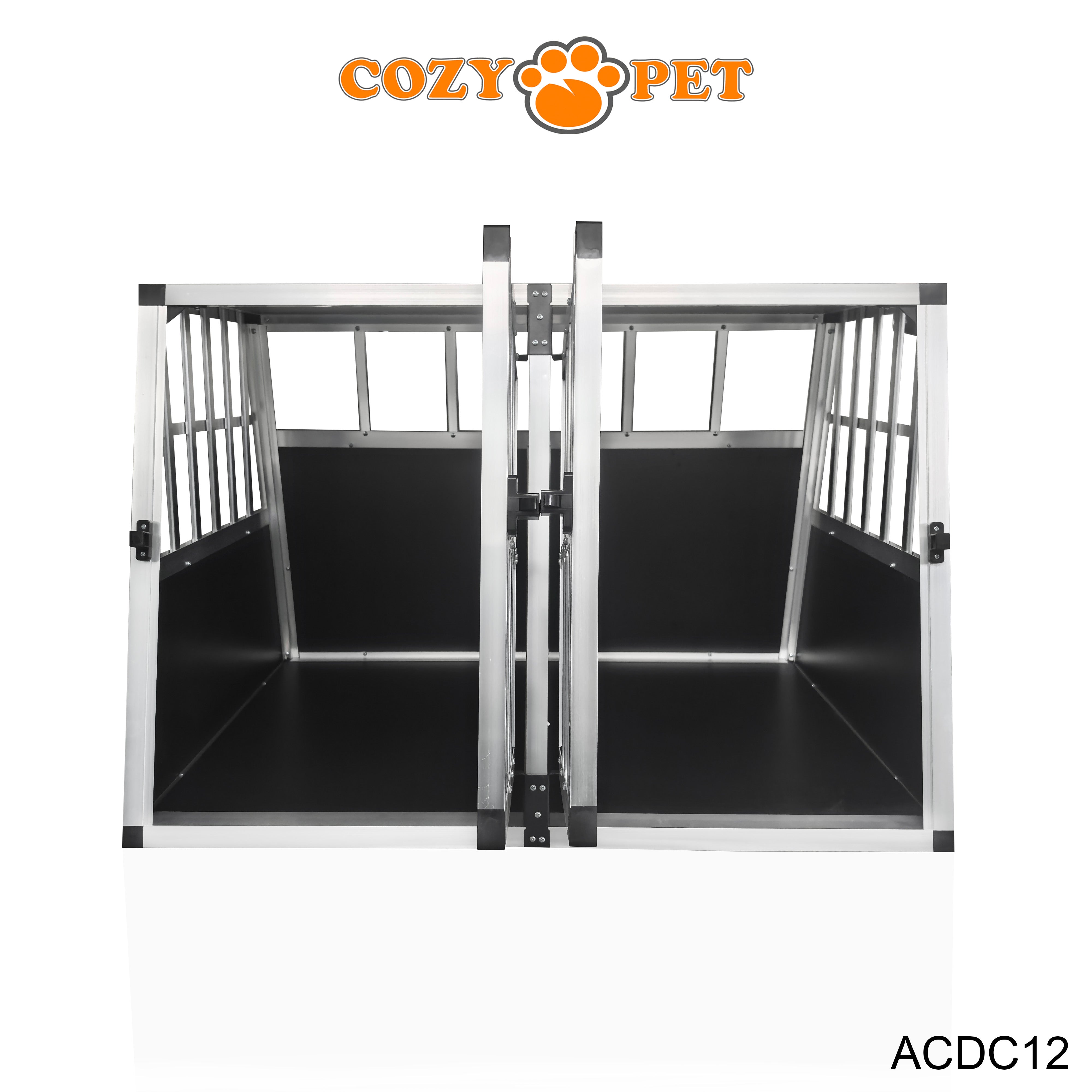 Aluminium Car Dog Cage by Cozy Pet Travel Puppy Crate Pet Carrier Transport ACDC12