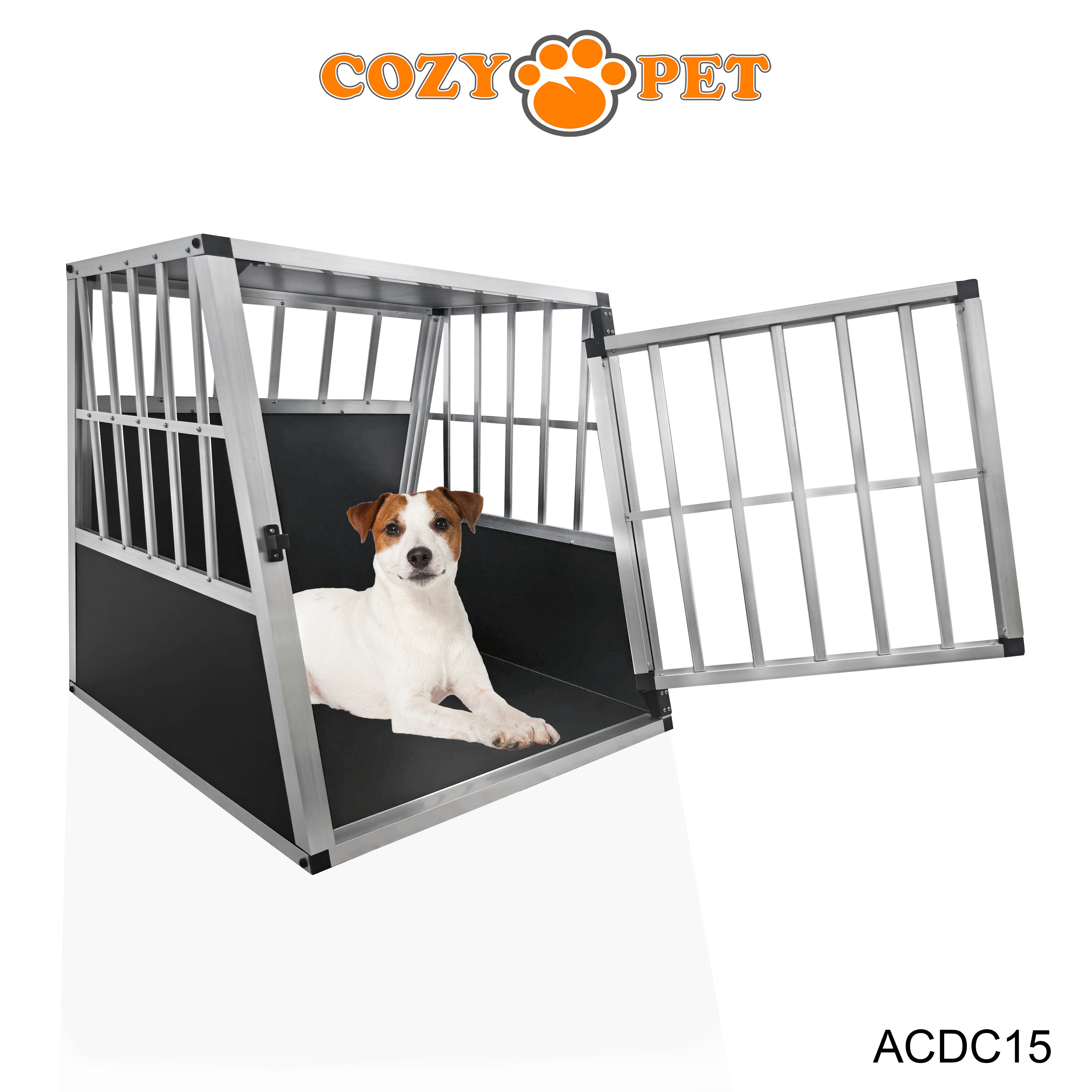 Aluminium Car Dog Cage by Cozy Pet Travel Puppy Crate Pet Carrier Transport ACDC15