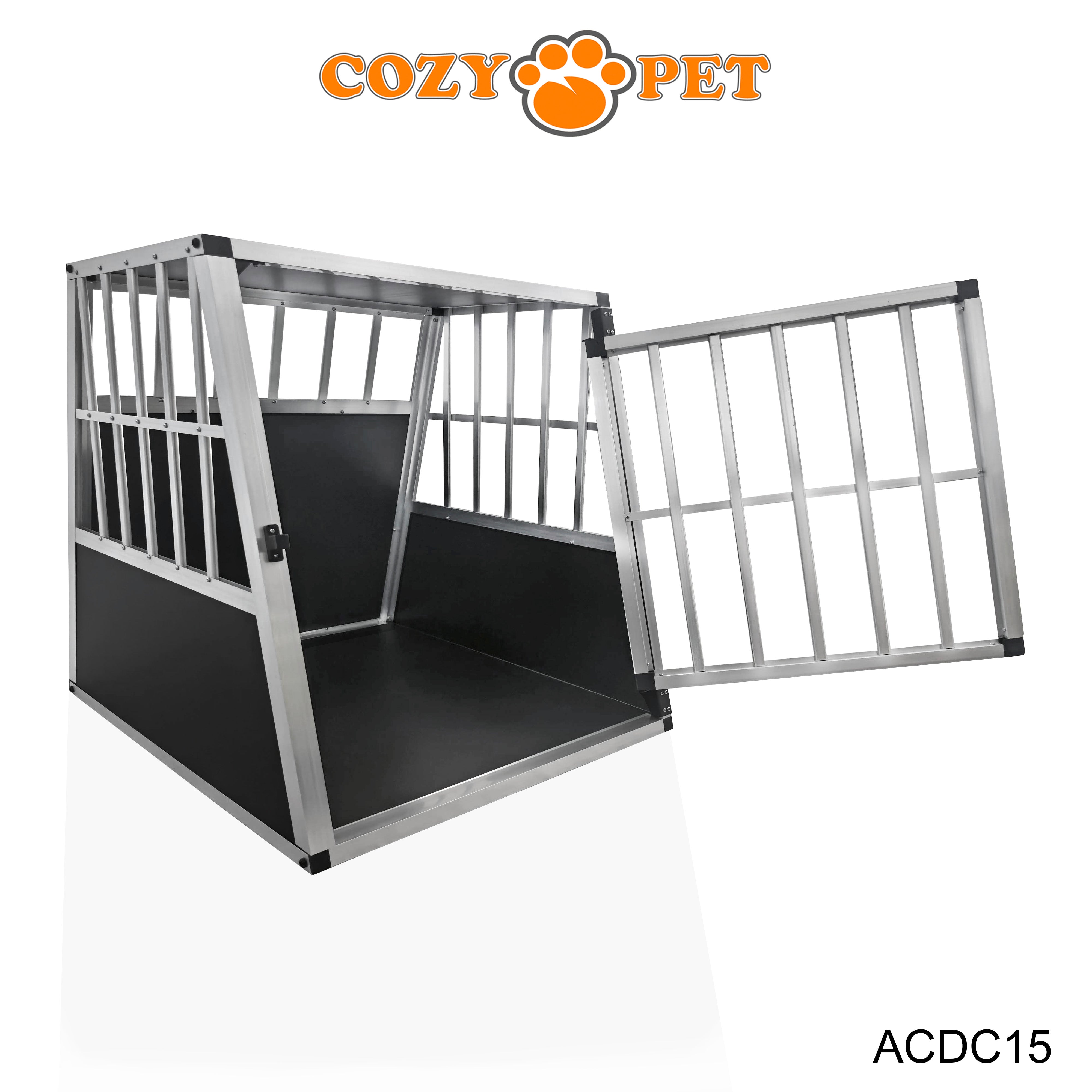Aluminium Car Dog Cage by Cozy Pet Travel Puppy Crate Pet Carrier Transport ACDC15