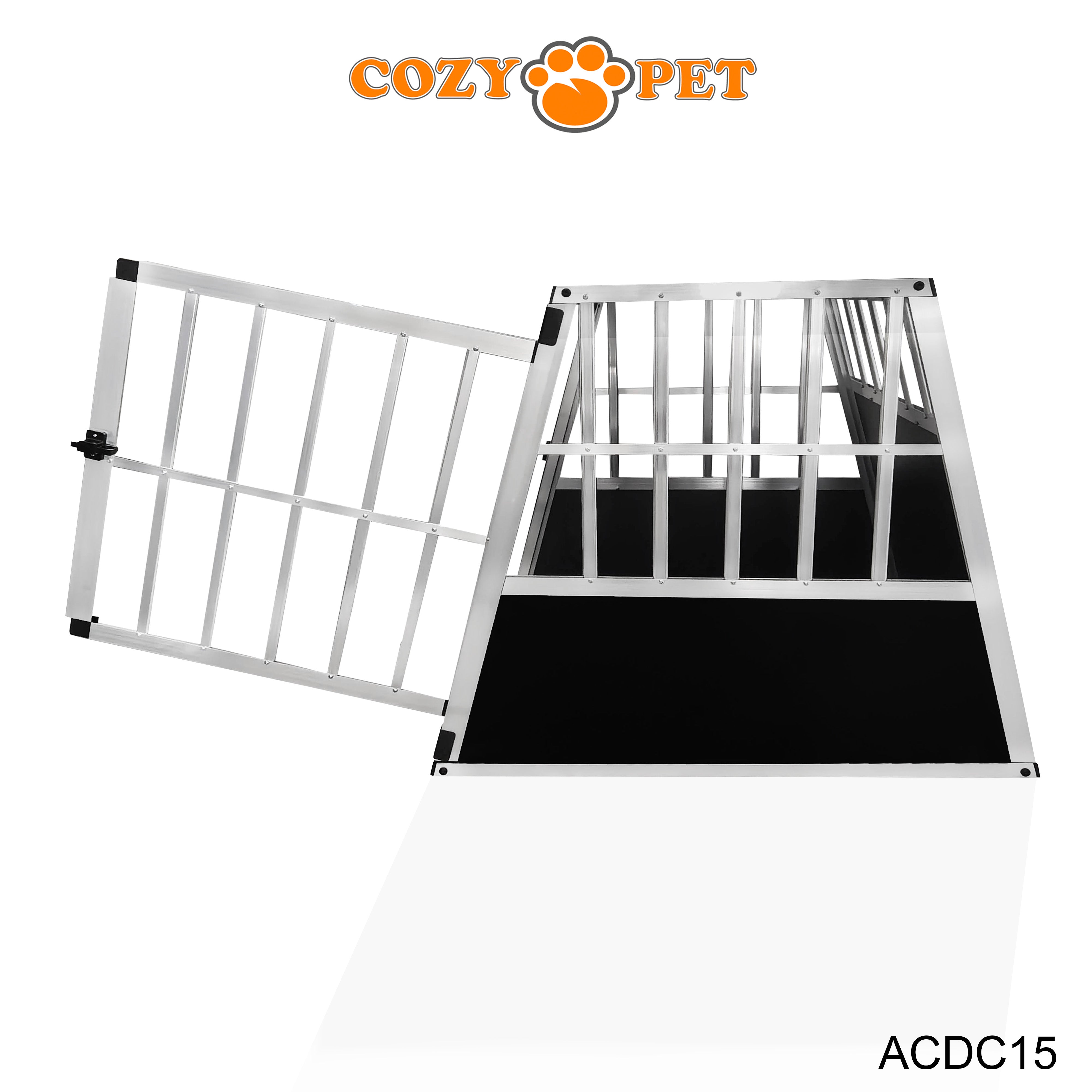 Aluminium Car Dog Cage by Cozy Pet Travel Puppy Crate Pet Carrier Transport ACDC15