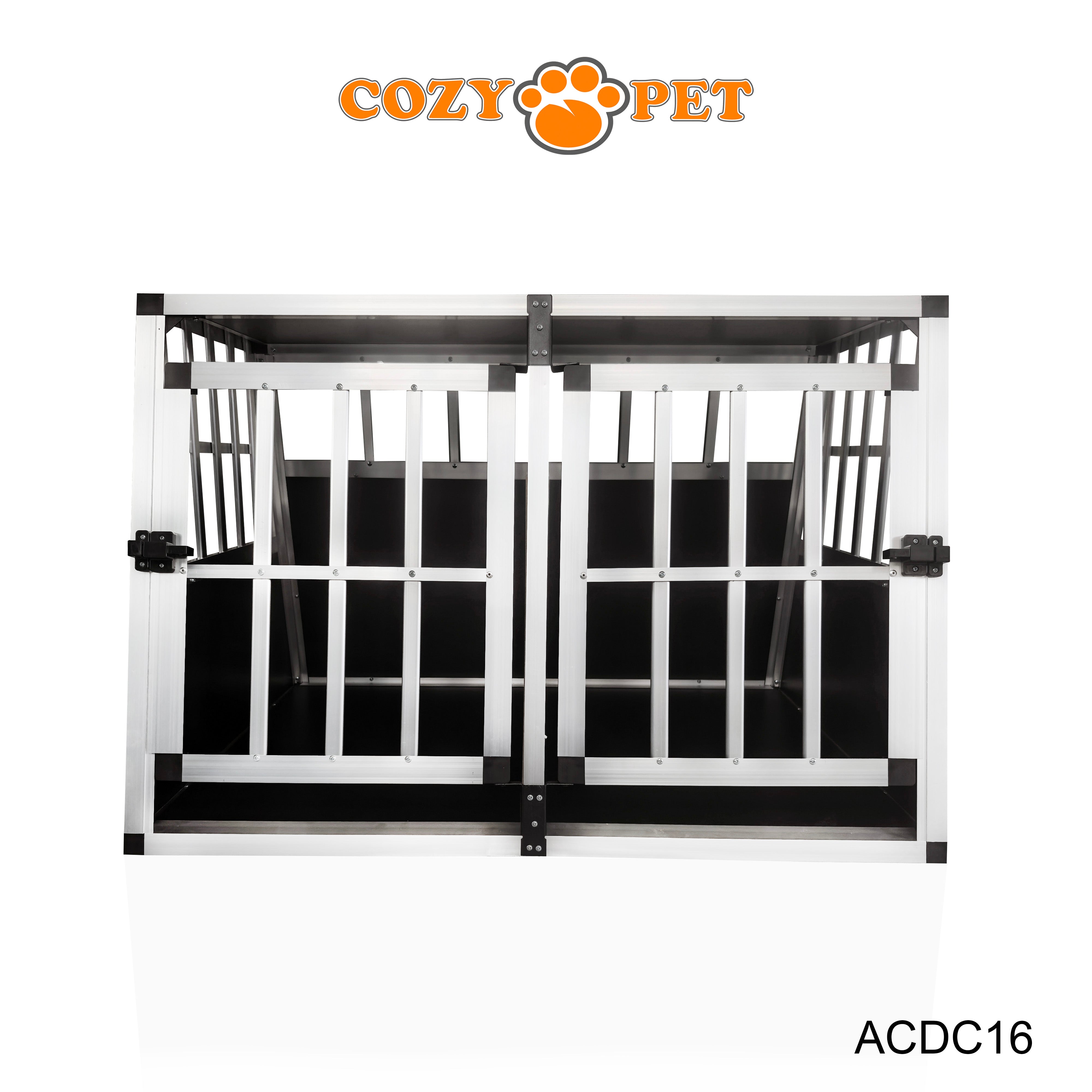 Aluminium Car Dog Cage by Cozy Pet Travel Puppy Crate Pet Carrier Transport ACDC16