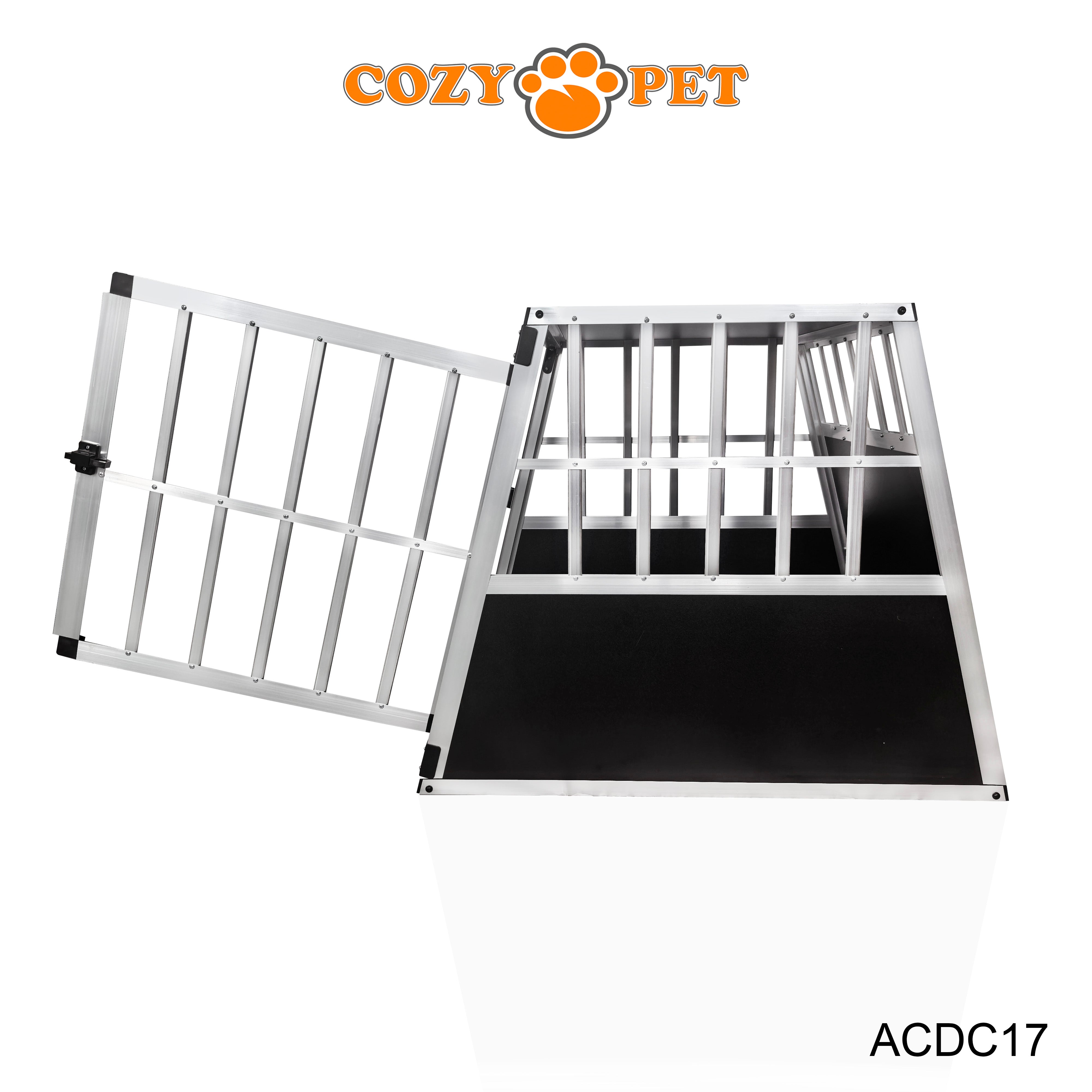 Aluminium Car Dog Cage by Cozy Pet Travel Puppy Crate Pet Carrier Transport ACDC17