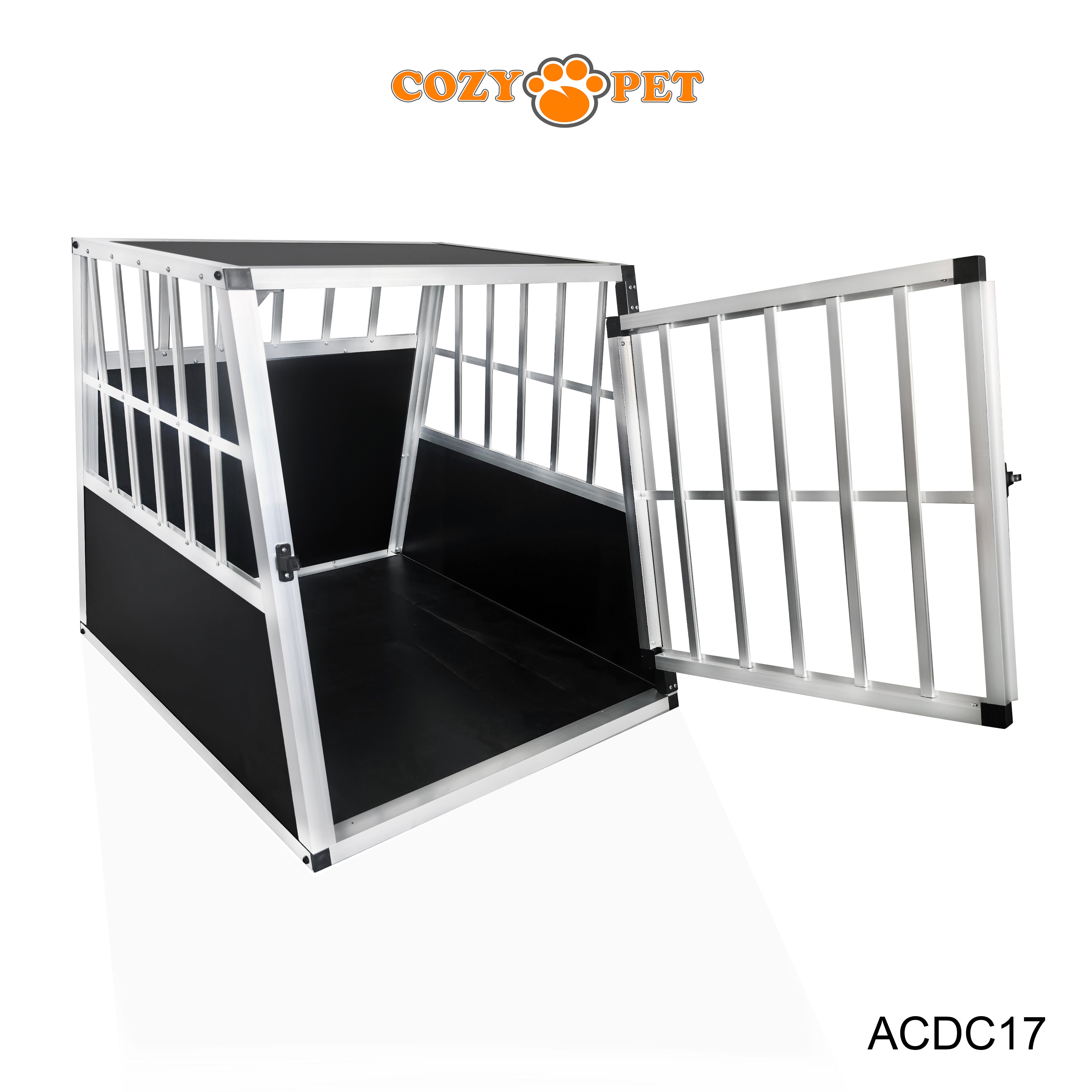 Aluminium Car Dog Cage by Cozy Pet Travel Puppy Crate Pet Carrier Transport ACDC17