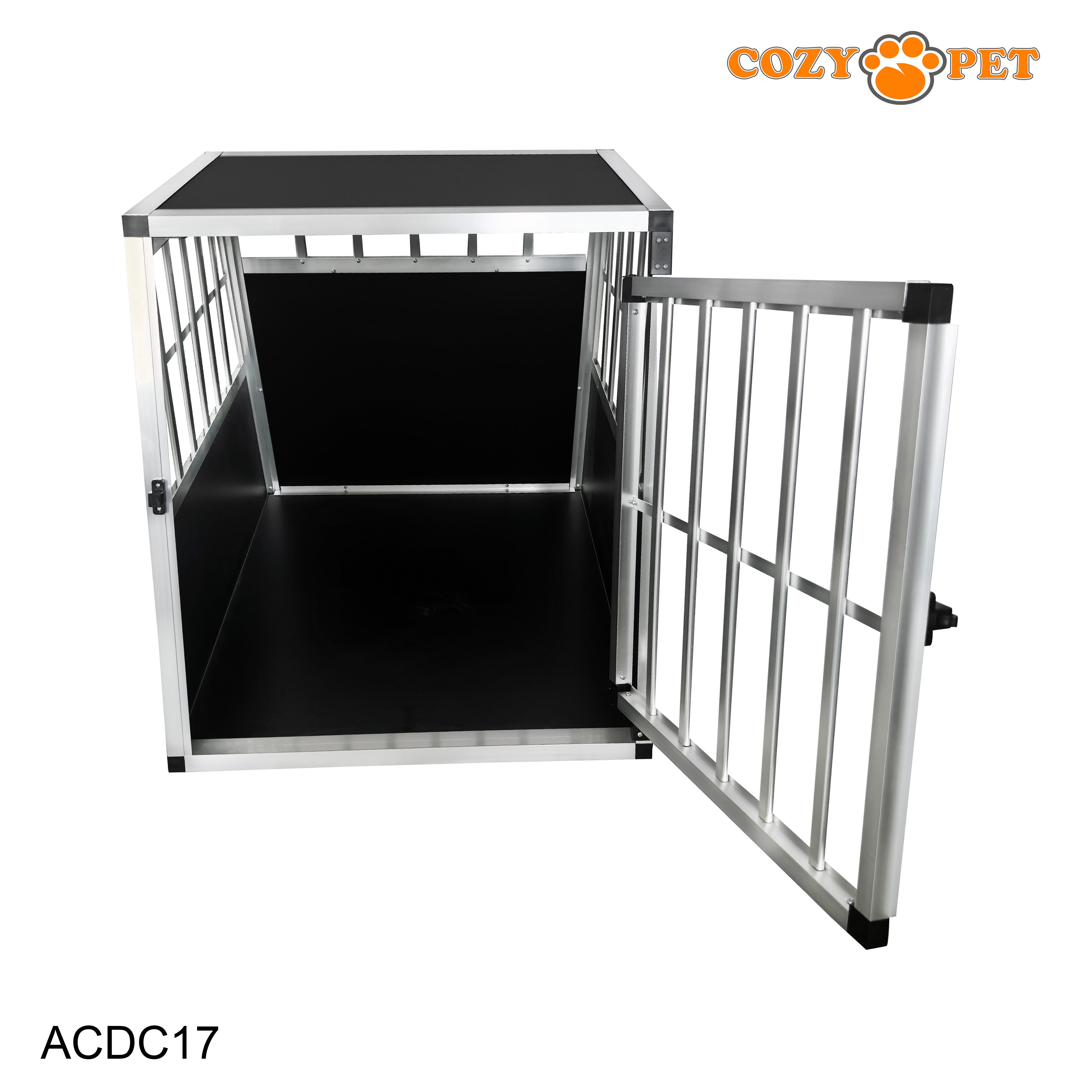 Aluminium Car Dog Cage by Cozy Pet Travel Puppy Crate Pet Carrier Transport ACDC17