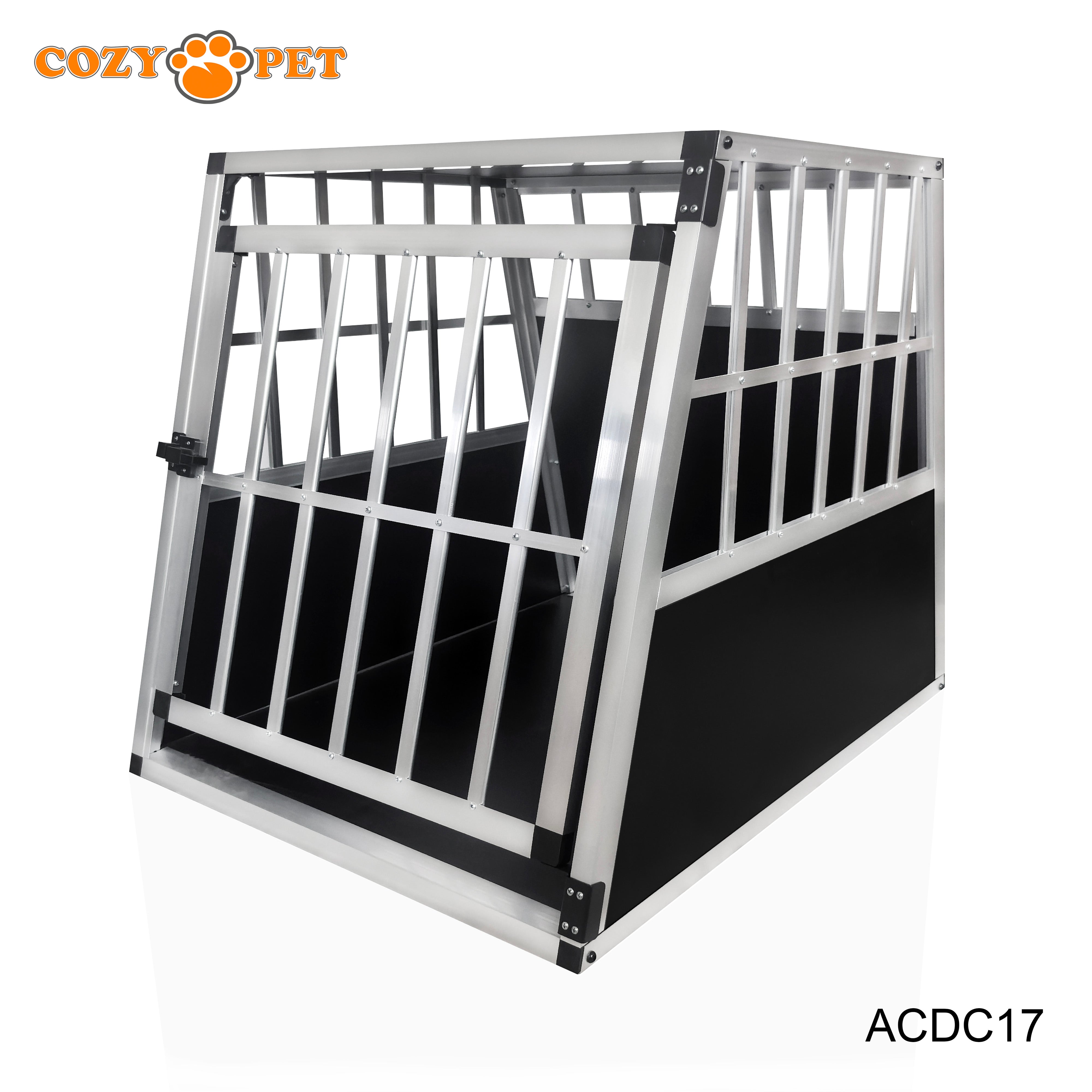 Aluminium Car Dog Cage by Cozy Pet Travel Puppy Crate Pet Carrier Transport ACDC17