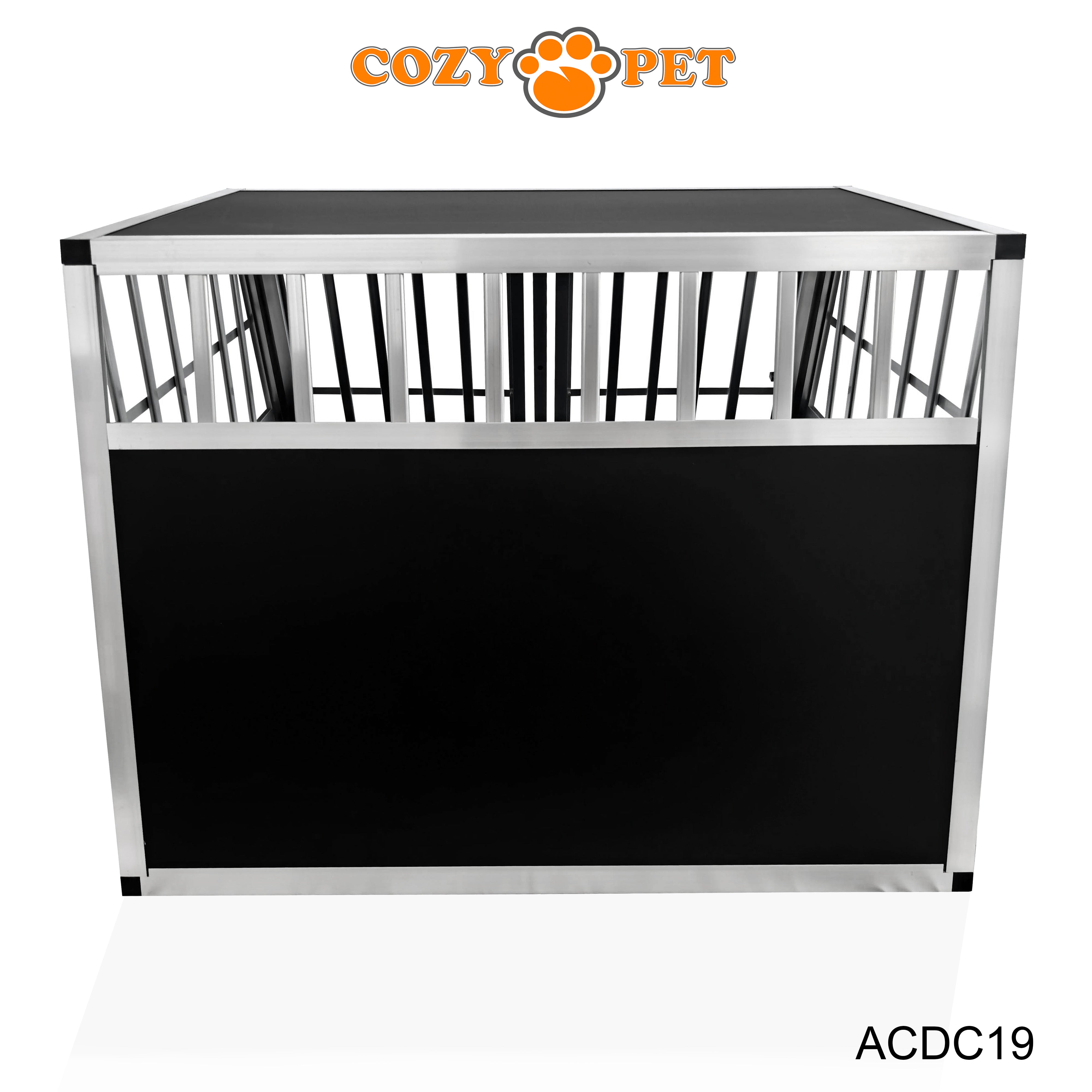 Aluminium Car Dog Cage by Cozy Pet Travel Puppy Crate Pet Carrier Transport ACDC19