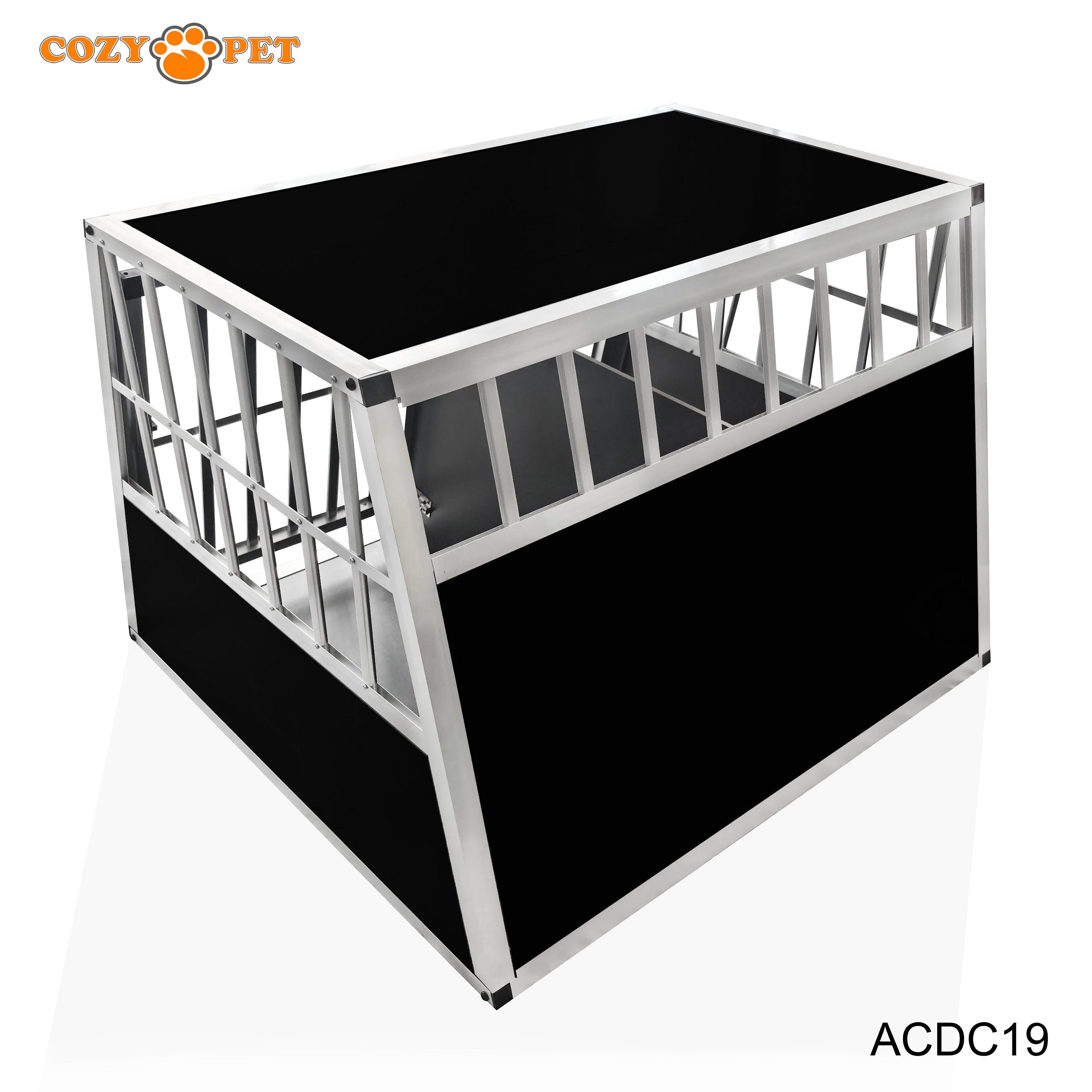 Aluminium Car Dog Cage by Cozy Pet Travel Puppy Crate Pet Carrier Transport ACDC19