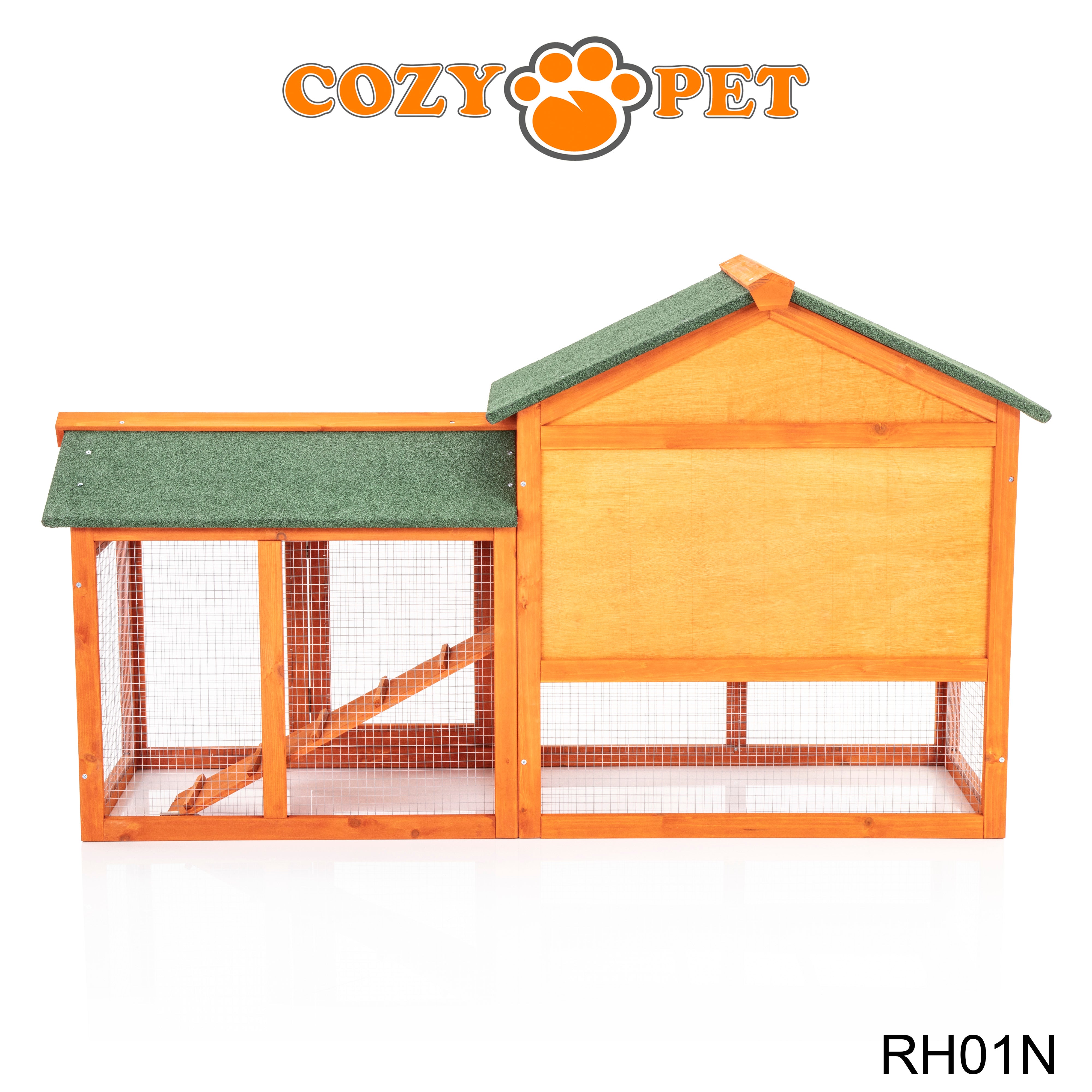 Rabbit Hutch by Cozy Pet - Natural 148cm with Cover Model - RH01N + RH01C