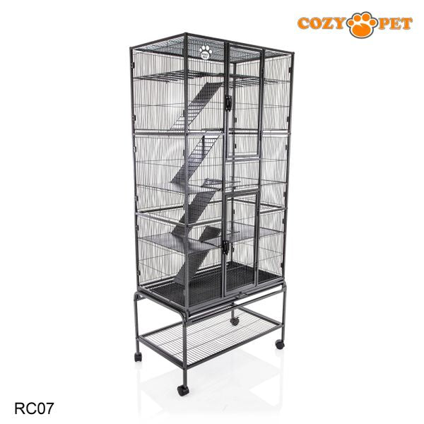 Rodent Cage by Cozy Pet 11mm Narrow Bar Spacing for Rat, Chinchilla, Degu, Ferret Model RC07