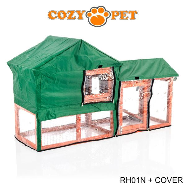 Rabbit Hutch by Cozy Pet - Natural 148cm with Cover Model - RH01N + RH01C
