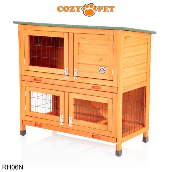 Rabbit Hutch 3ft by Cozy Pet - Natural - RH06N