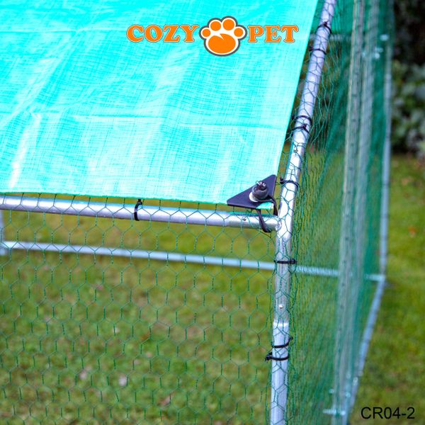 Chicken Run Roof by Cozy Pet 4m wide x 2m deep - CRR02