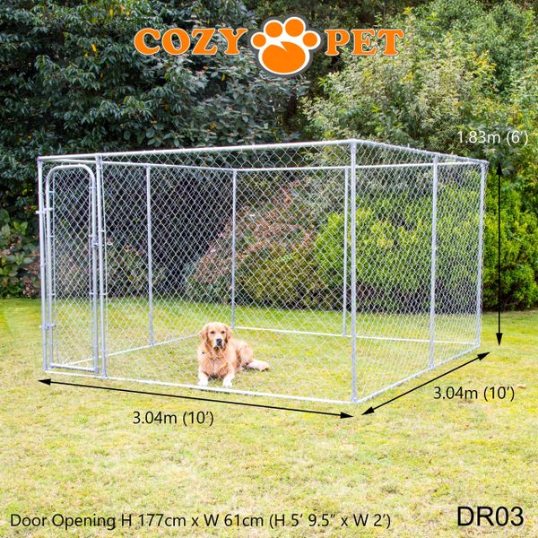 Dog Run by Cozy Pet 10ft x 10ft Model DR03