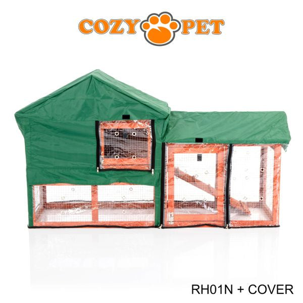 Rabbit Hutch by Cozy Pet - Natural 148cm with Cover Model - RH01N + RH01C