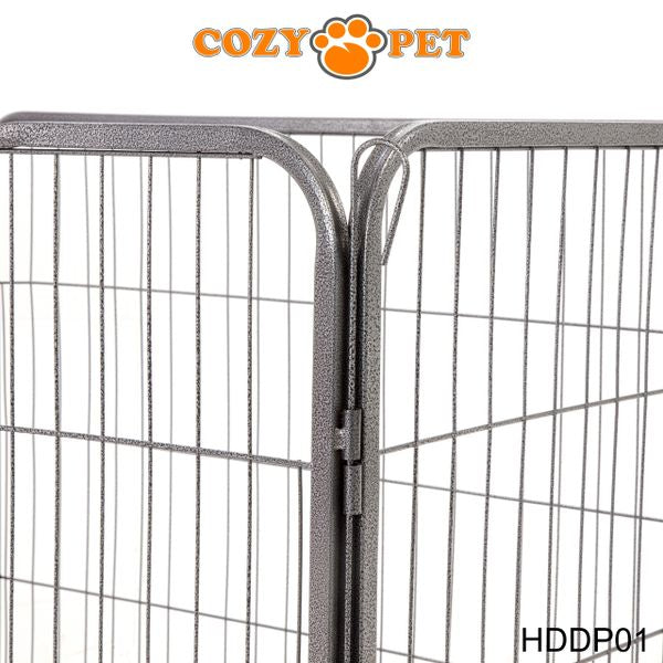 Cozy Pet Heavy Duty Playpen with ABS Tray Dog Crate 61cm Tall Model HDDP01
