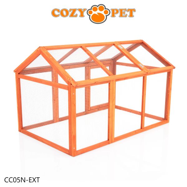 Chicken Coop Run Extension by Cozy Pet for Model CC05N. Model CC05N-Ext
