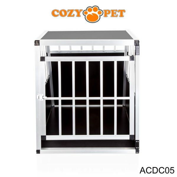Aluminium Car Dog Cage by Cozy Pet Travel Puppy Crate Pet Carrier Transport ACDC05 - RET - Customer Return 45% Discount.