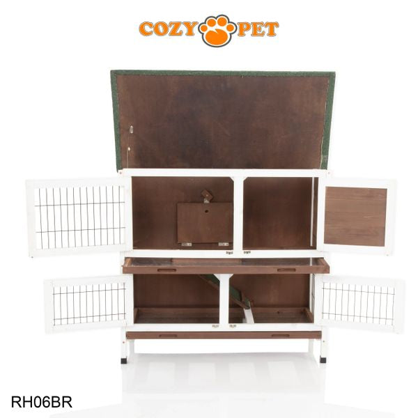 Rabbit Hutch 3ft by Cozy Pet - Brown - RH06BR