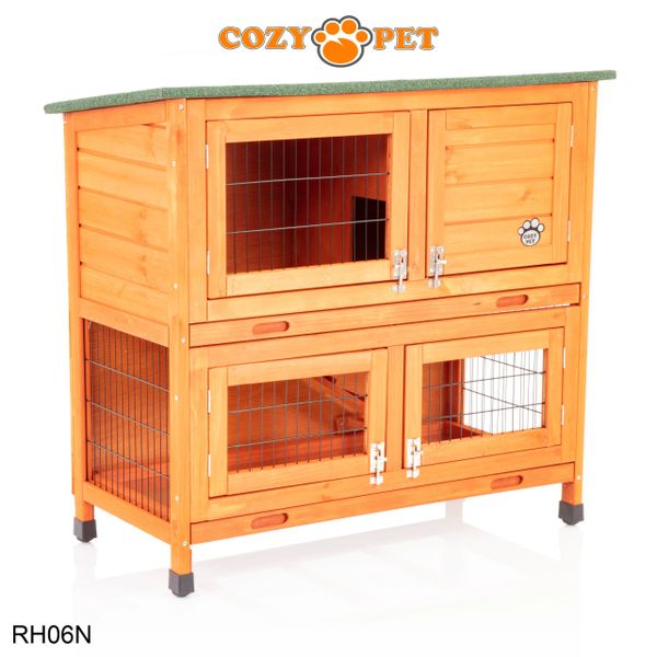 Rabbit Hutch 3ft by Cozy Pet Natural RH06N