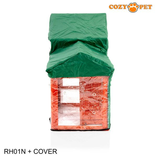 Rabbit Hutch by Cozy Pet - Natural 148cm with Cover Model - RH01N + RH01C