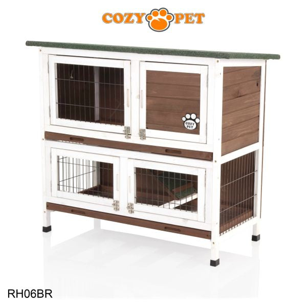 Rabbit Hutch 3ft by Cozy Pet - Brown - RH06BR