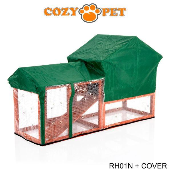 Rabbit Hutch by Cozy Pet - Natural 148cm with Cover Model - RH01N + RH01C