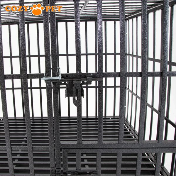 Heavy Duty Dog Cage 42" L By Cozy Pet Steel Crate Vet Groomers Commercial Use Kennel HDDC02