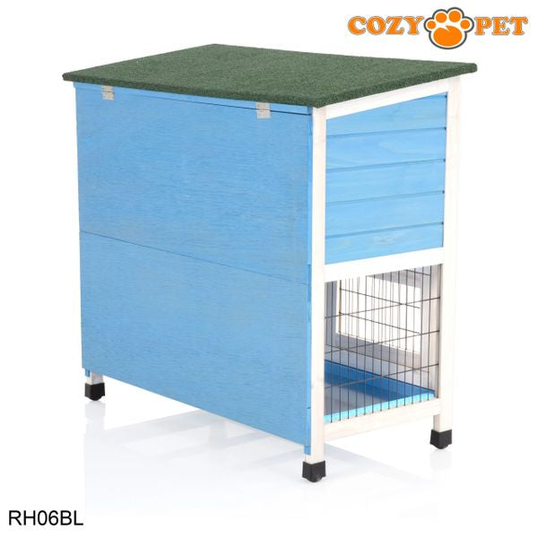Rabbit Hutch 3ft by Cozy Pet - Blue - RH06BL