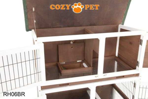 Rabbit Hutch 3ft by Cozy Pet - Brown - RH06BR