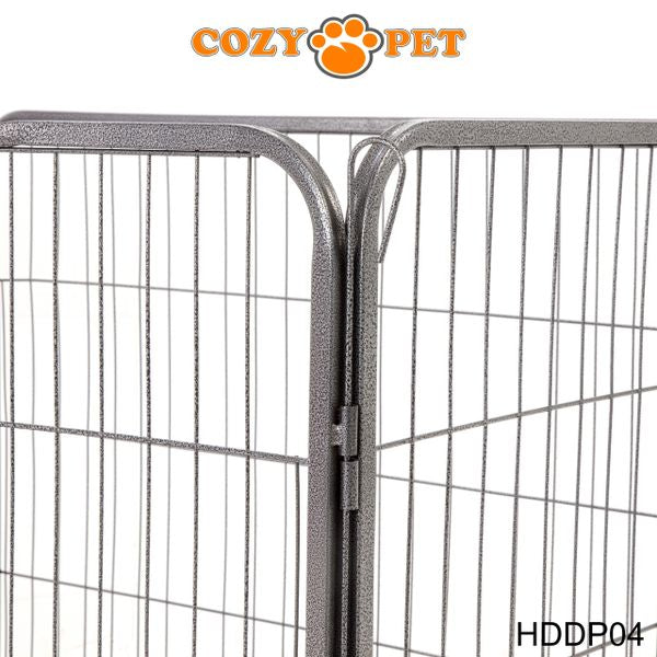 Cozy Pet Heavy Duty Playpen with ABS Tray H 90.5cm Puppy Playpen Dog Crate Model HDDP04