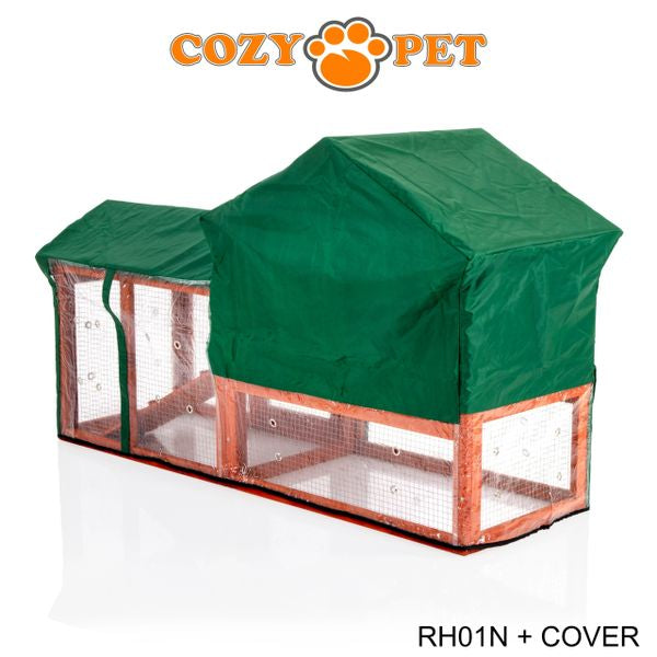 Rabbit Hutch by Cozy Pet - Natural 148cm with Cover Model - RH01N + RH01C