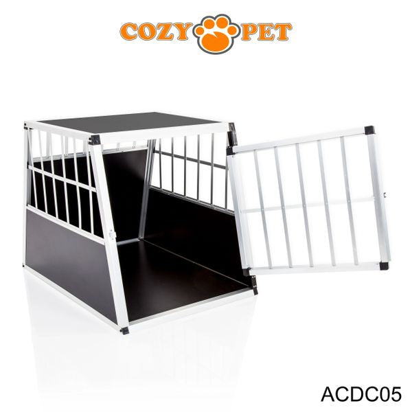 Aluminium Car Dog Cage by Cozy Pet Travel Puppy Crate Pet Carrier Transport ACDC05 - RET - Customer Return 45% Discount.
