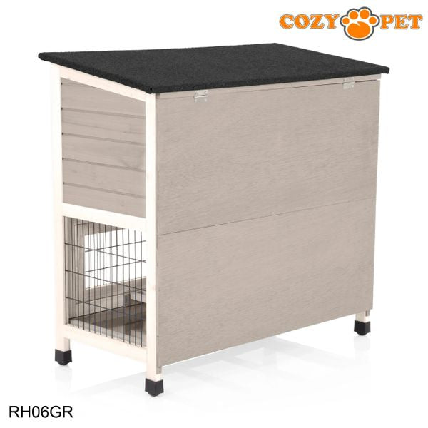 Rabbit Hutch 3ft by Cozy Pet - Grey - RH06GR