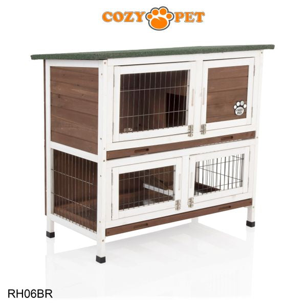 Rabbit Hutch 3ft by Cozy Pet - Brown - RH06BR