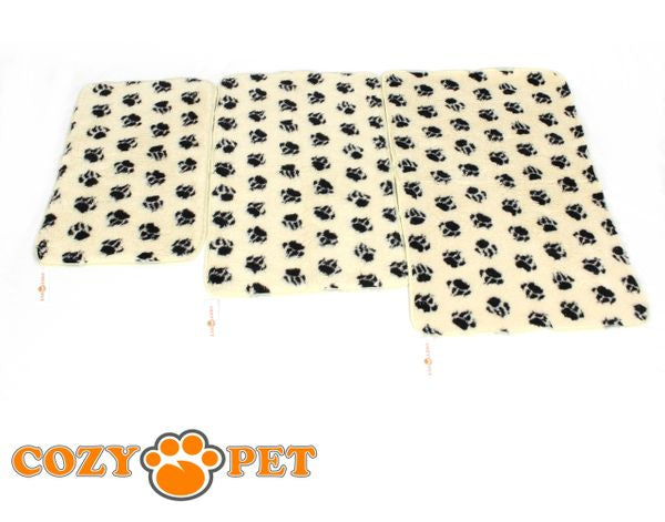 Cozy Pet Heavy Duty Playpen with ABS Tray and Vet Bed 75.5cm Tall Puppy PlaypenDog Crate Model HDDP03 + VB48C