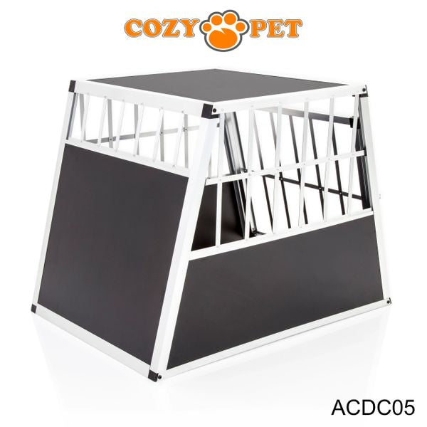 Aluminium Car Dog Cage by Cozy Pet Travel Puppy Crate Pet Carrier Transport ACDC05 - RET - Customer Return 45% Discount.