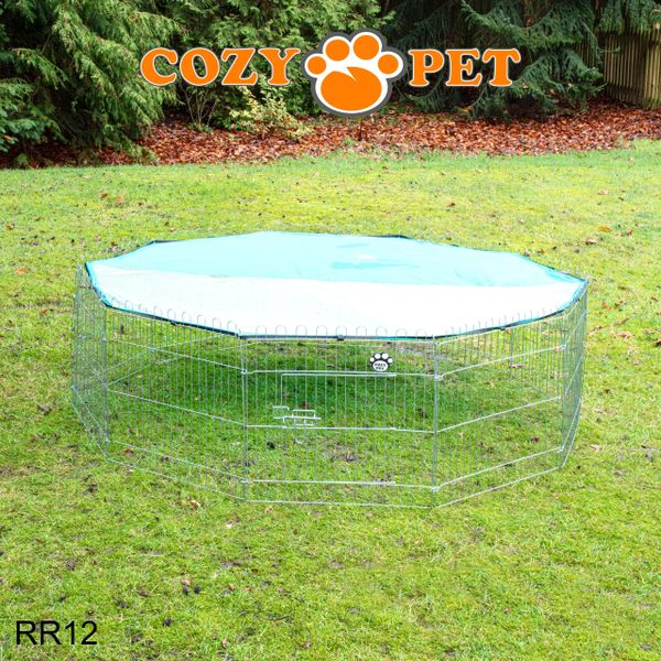 Rabbit Run 10 Panel Playpen with Sunshade by Cozy Pet Model RR12