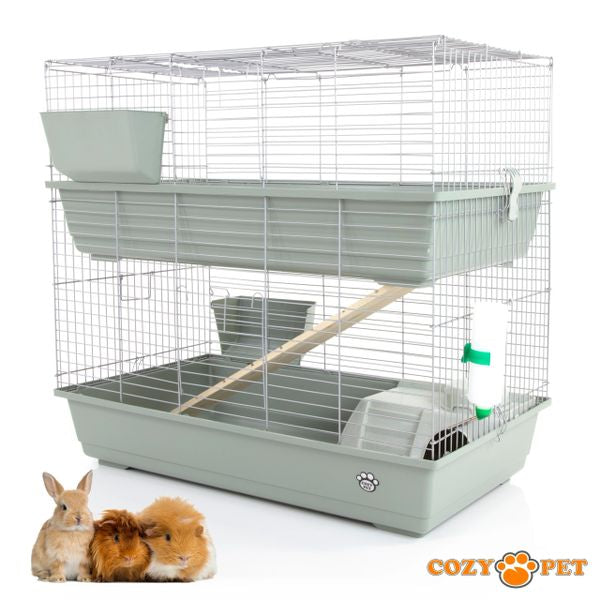 2 tier cage for guinea pig best sale