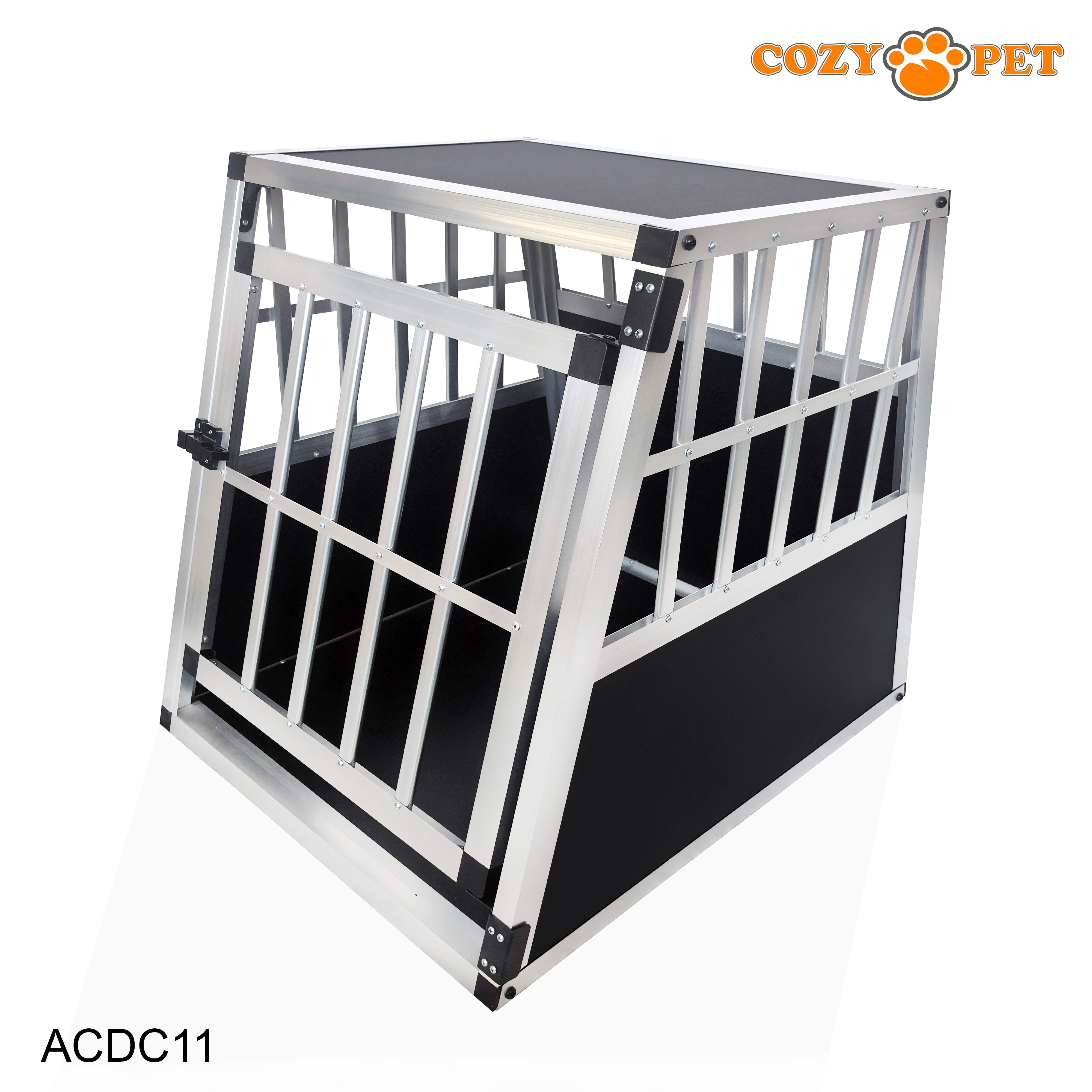 Aluminium Car Dog Cage by Cozy Pet Travel Puppy Crate Pet Carrier Transport ACDC11