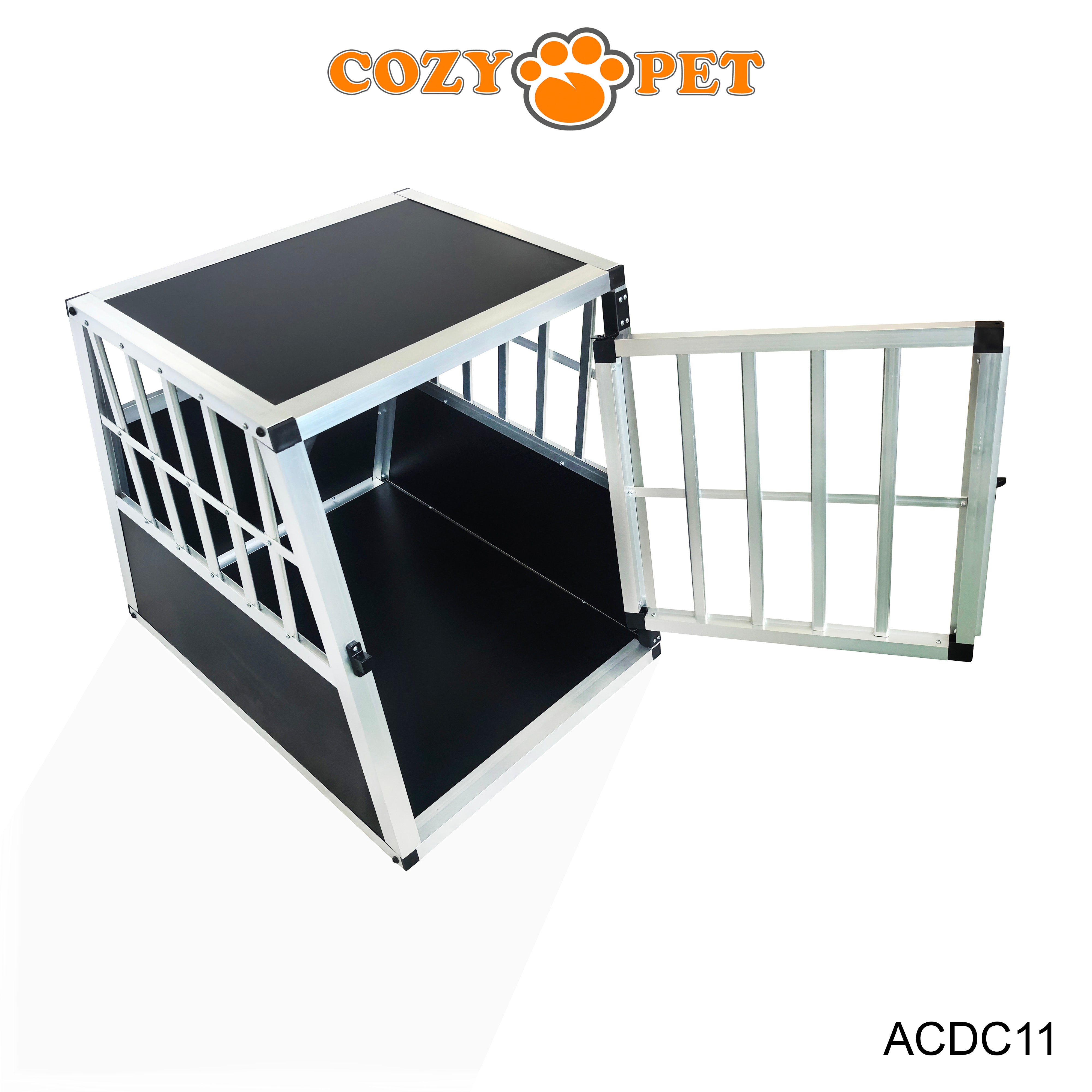 Aluminium Car Dog Cage by Cozy Pet Travel Puppy Crate Pet Carrier Transport ACDC11