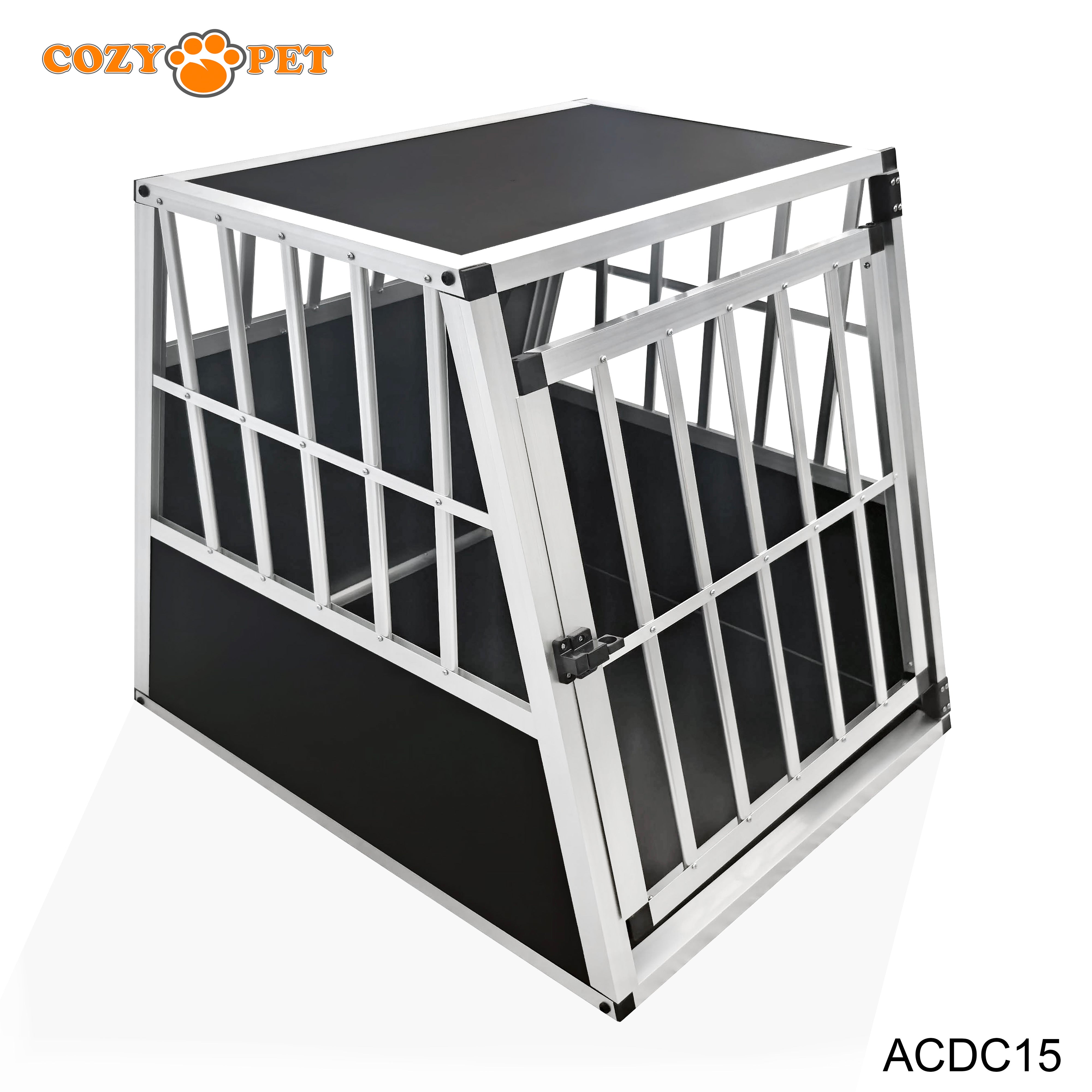 Aluminium Car Dog Cage by Cozy Pet Travel Puppy Crate Pet Carrier Transport ACDC15