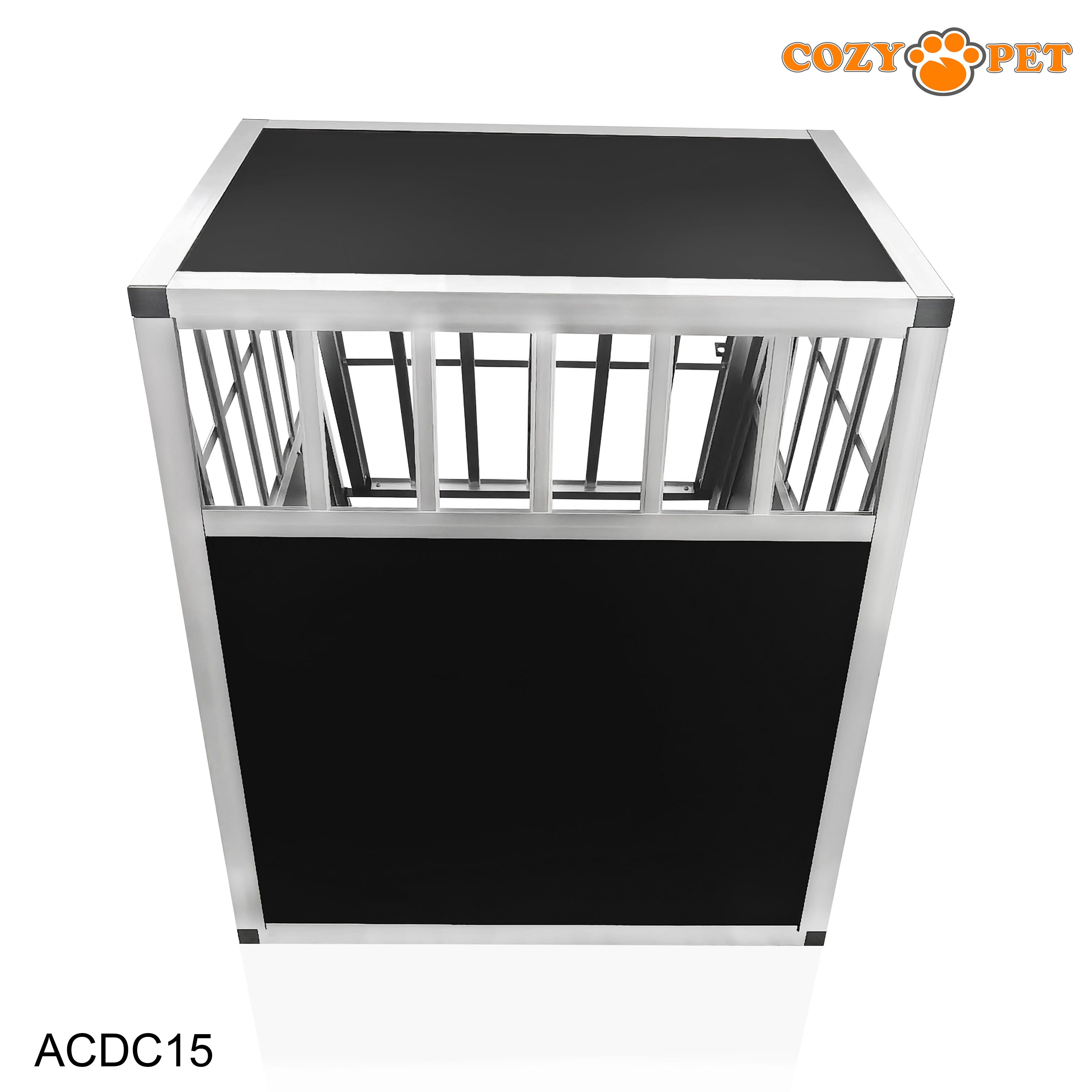 Aluminium Car Dog Cage by Cozy Pet Travel Puppy Crate Pet Carrier Transport ACDC15