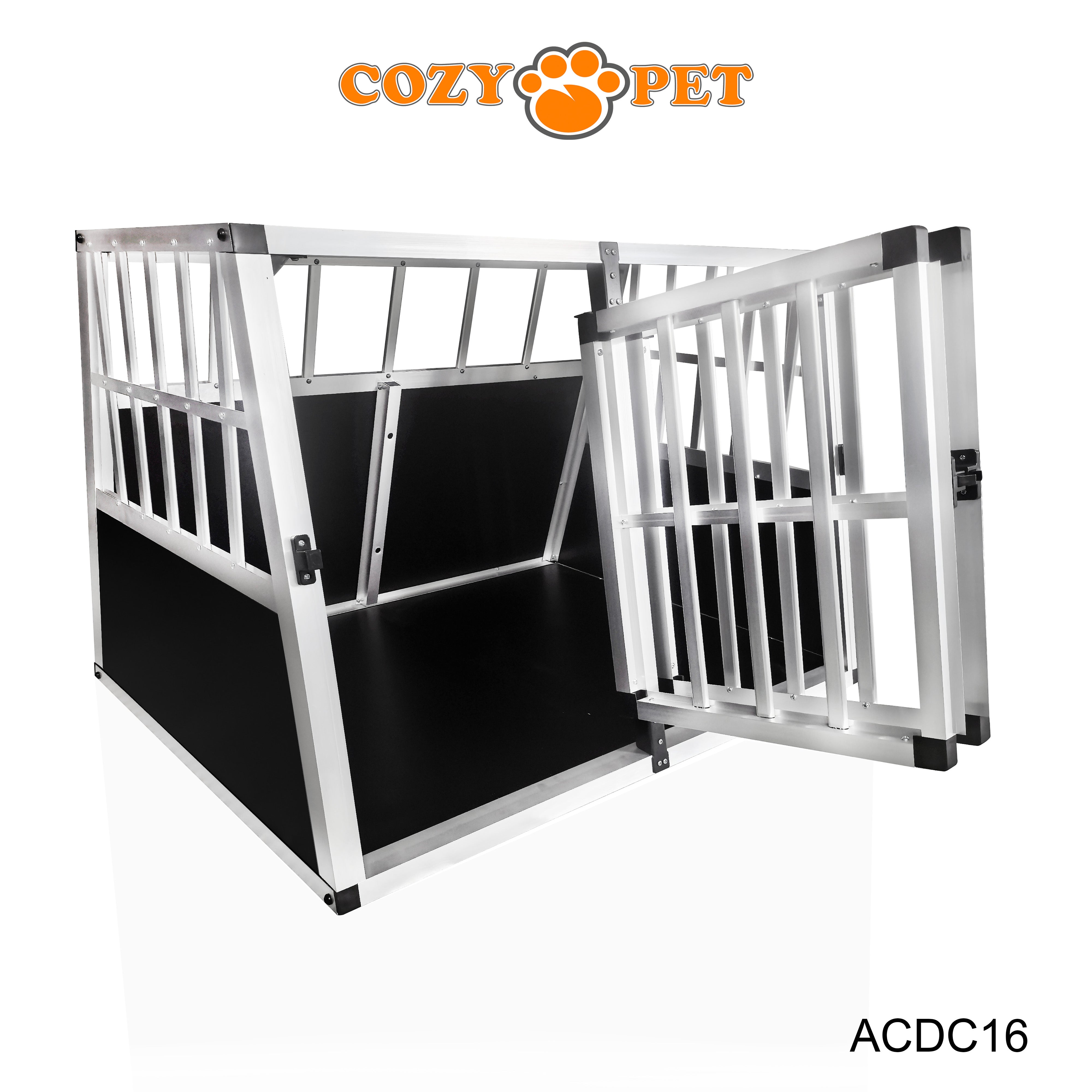 Aluminium Car Dog Cage by Cozy Pet Travel Puppy Crate Pet Carrier Transport ACDC16
