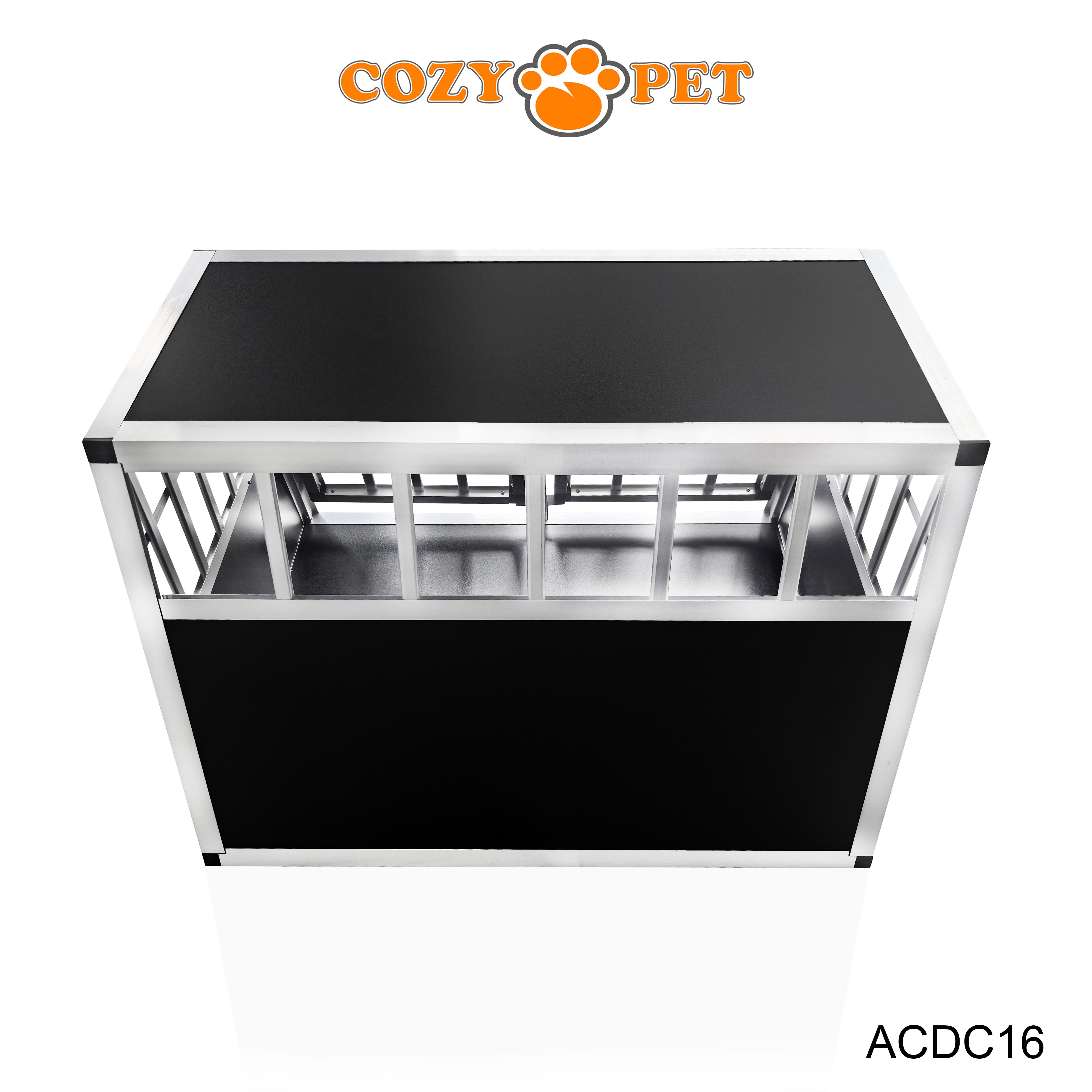 Aluminium Car Dog Cage by Cozy Pet Travel Puppy Crate Pet Carrier Transport ACDC16
