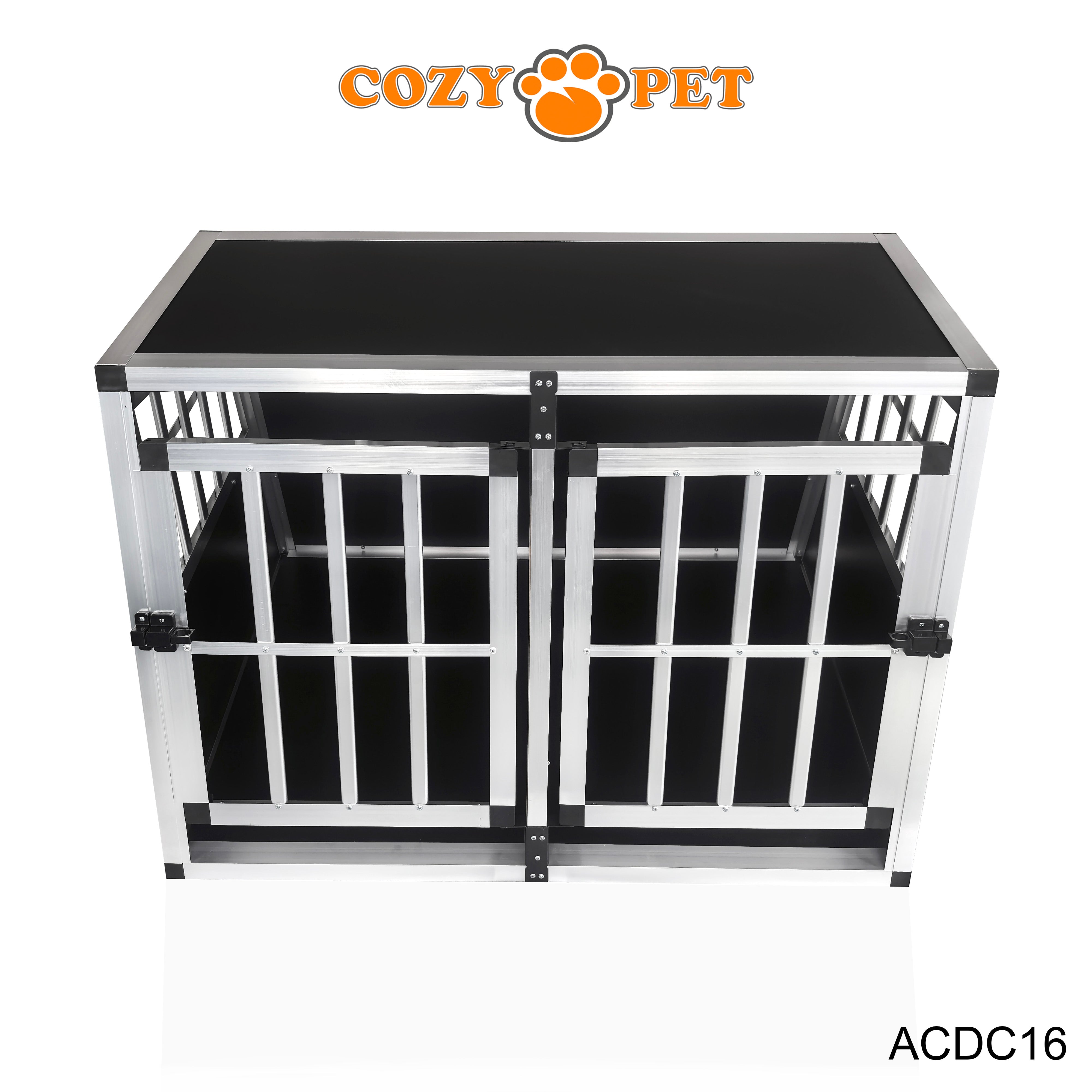 Aluminium Car Dog Cage by Cozy Pet Travel Puppy Crate Pet Carrier Transport ACDC16