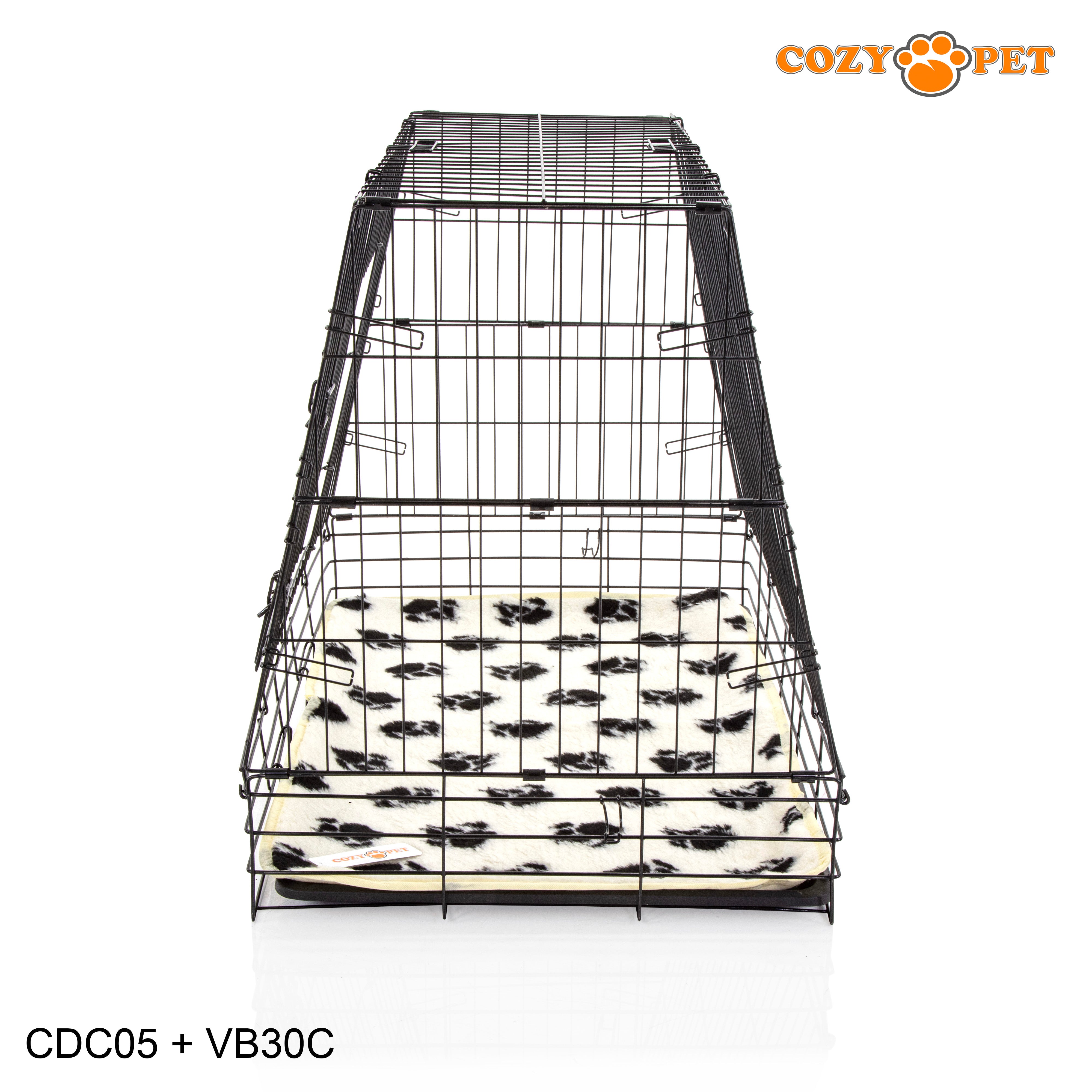 Car Dog Cage 30" with Vet Bed by Cozy Pet Travel Puppy Crate Pet Carrier Transport NEW Model CDC05 + VB30C