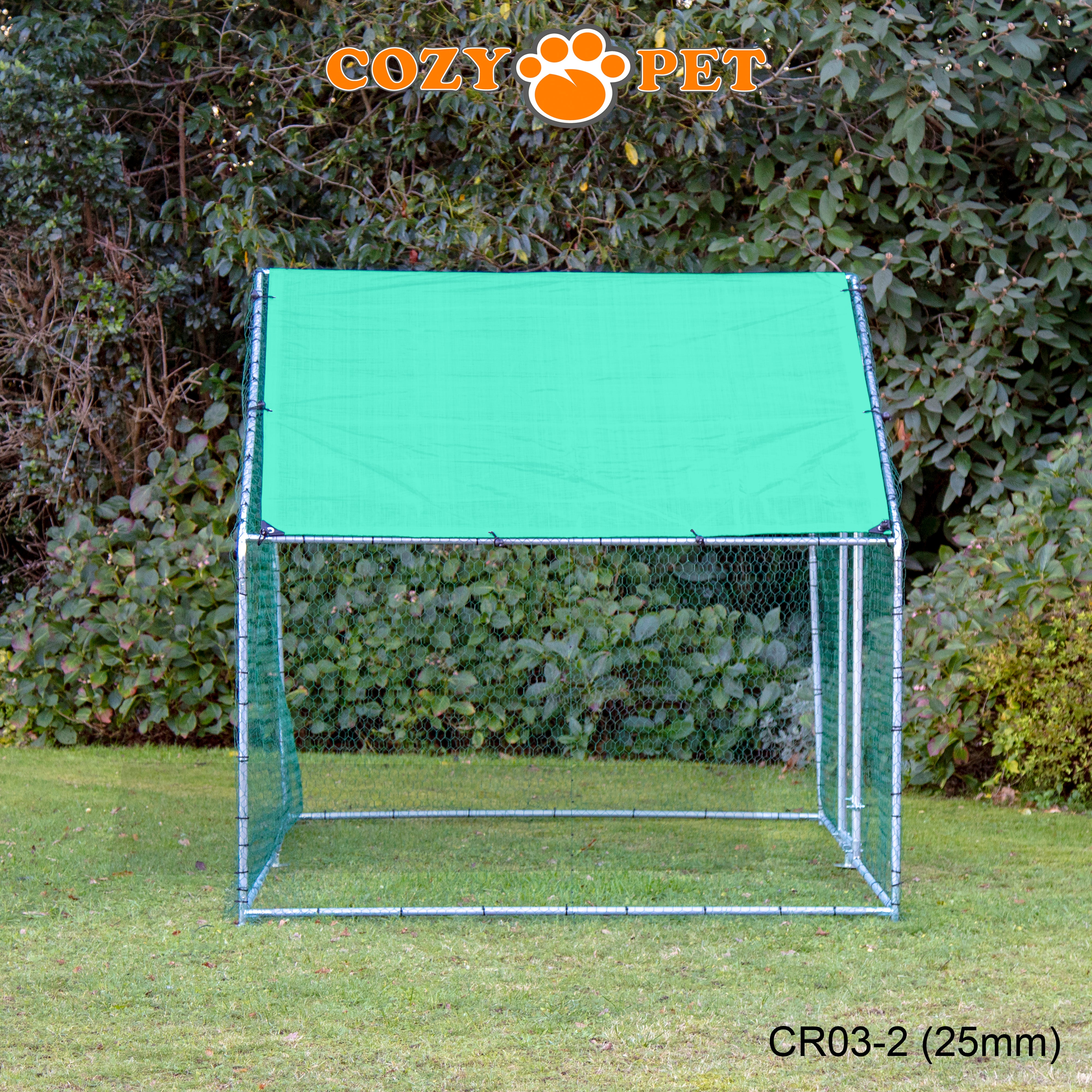 Chicken Run By Cozy Pet 3m X 2m 25mm Galvanised Steel Frame - CR03-2 (25mm)