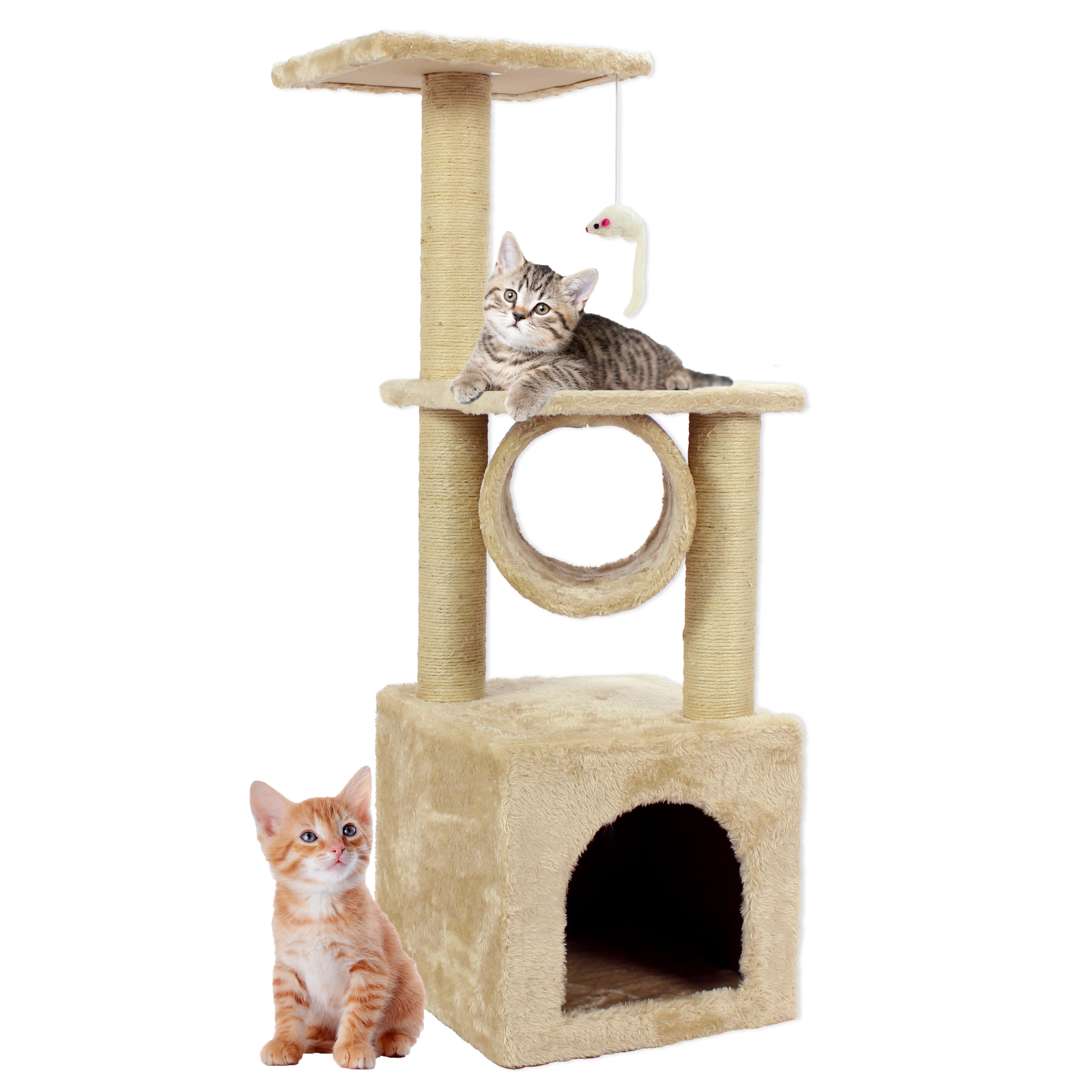 Cat Tree by Cozy Pet Deluxe Multi Level Cat Tree - CT01 - Beige