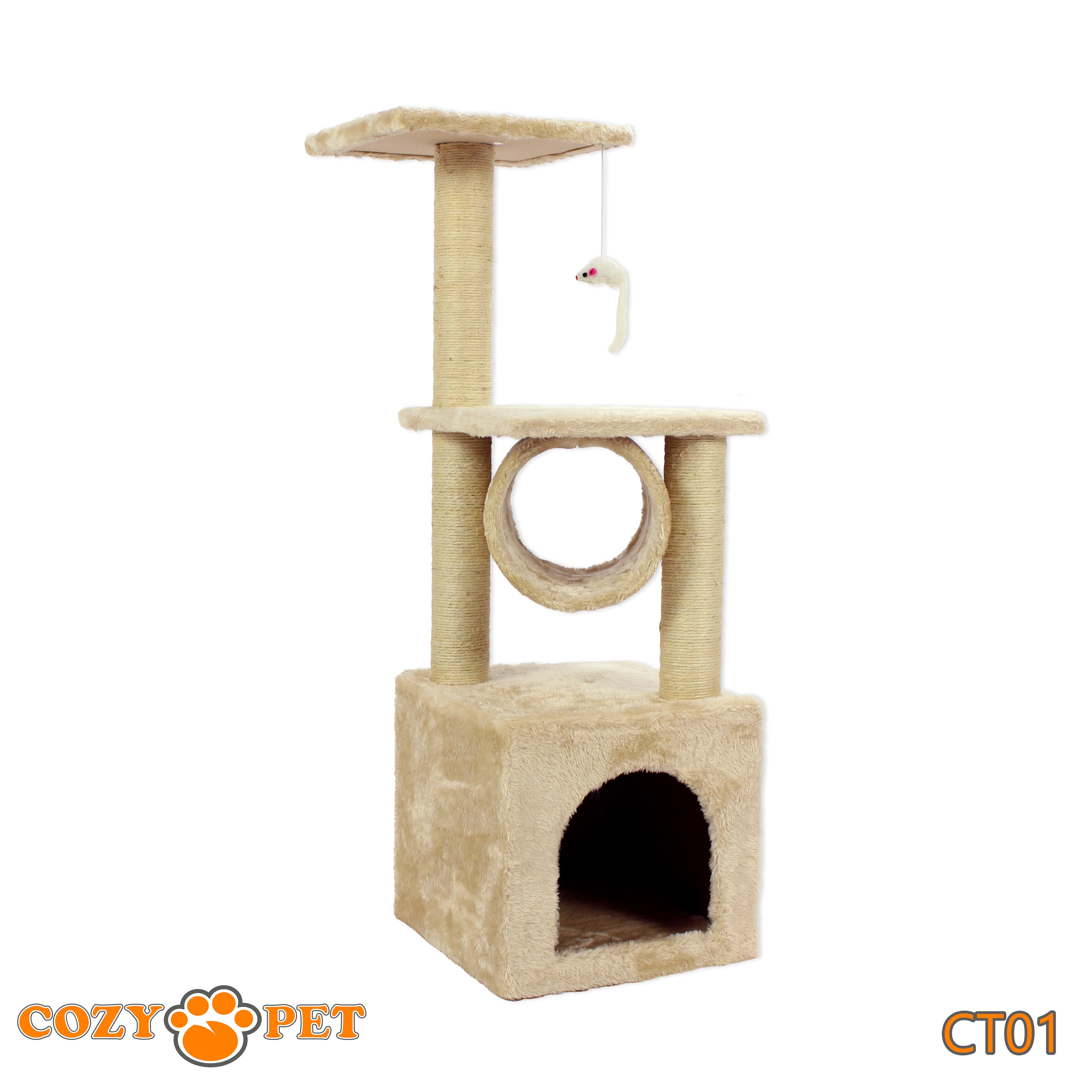 Cat Tree by Cozy Pet Deluxe Multi Level Cat Tree - CT01 - Beige